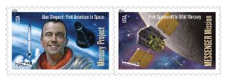 Stamp Announcement 11-25: Mercury Project/MESSENGER Mission