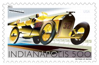 Stamp Announcement 11-27: Indianapolis 500