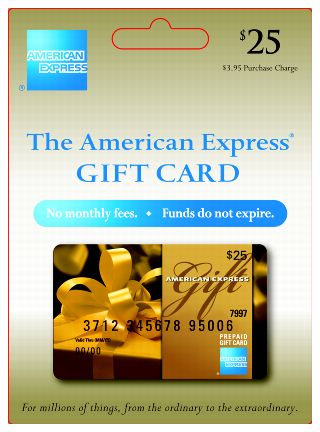 The American Express $25 GIFT CARD