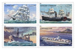 Stamp Announcement 11-34: U.S. Merchant Marine