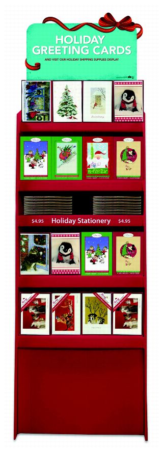 Holiday Stationery display