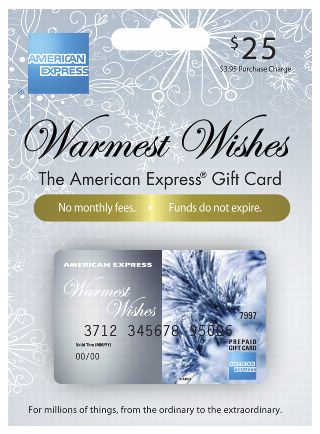 American Express $25 gift card