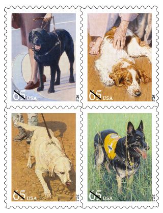 Stamp Announcement 12-5: Dogs at Work
