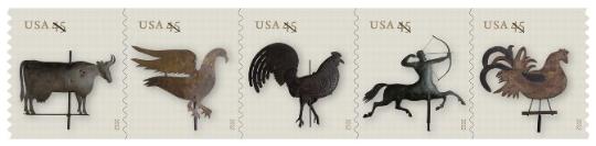 Stamp Announcement 12-10: Weather Vanes