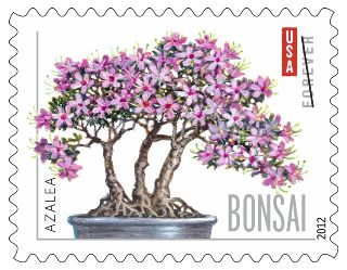Stamp Announcement 12-12: Bonsai, Azalea