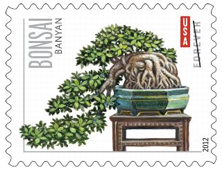 Stamp Announcement 12-12: Bonsai, Banyan