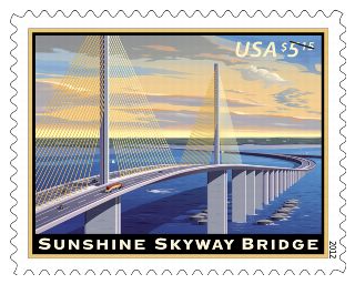 Stamp Announcement 12-21: Sunshine Skyway Bridge