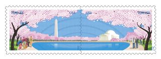 Stamp Announcement 12-23: Cherry Blossom Centennial