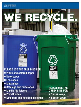 Poster 890-A, We Recycle