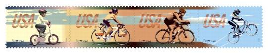 Stamp Announcement 12-34: Bicycling