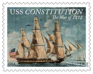 Stamp Announcement 12-44: The War Of 1812: USS Constitution