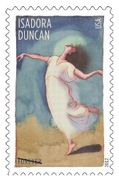 Innovative Choreographers Forever Stamps - Isadora Duncan