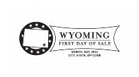 First-Day-of-Sale State Postmark - Wyoming