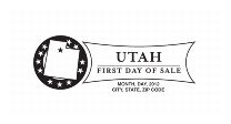 First-Day-of-Sale State Postmark - Utah