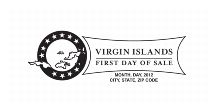 First-Day-of-Sale State Postmark - Virgin Islands