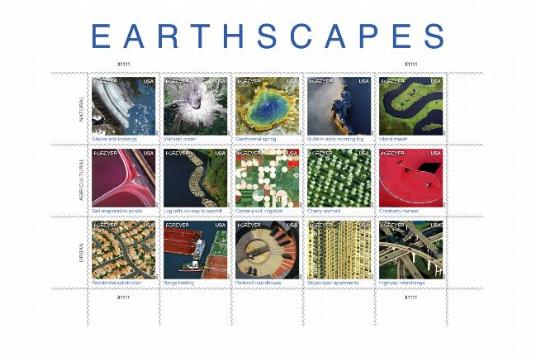 Stamp Announcement 12-48: Earthscapes