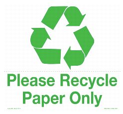 Please Recycle Paper Only