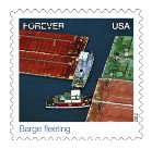 Barge fleeting stamp