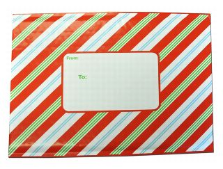 Holiday Stripes Bubble Mailers