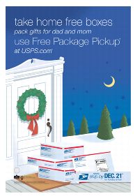 take home free boxes pack gifts for dad and mom use Free Package Pickup at USPS.com