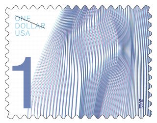Stamp Announcement 12-52: $1, $2, $5, $10 Waves of Color