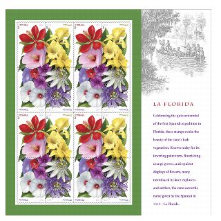 Stamp Announcement 13-18: La Florida Stamp