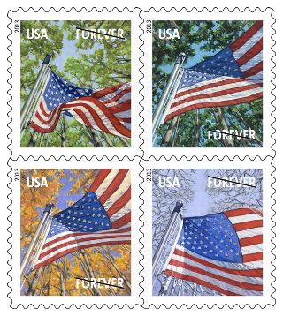 Stamp Announcement 13-24: A Flag for All Seasons Stamp