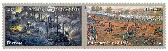 Stamp Announcement 13-25: Civil War: 1863 Stamp