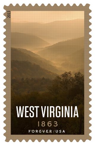 Stamp Announcement 13-27: West Virginia Statehood Stamp