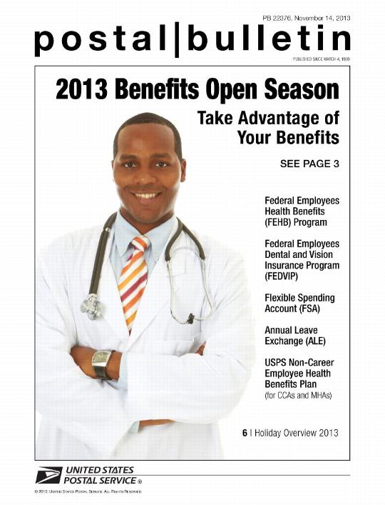 PB 22376, November 14, 2013 - Front Cover - 2013 Benefits Open Season, see page 3