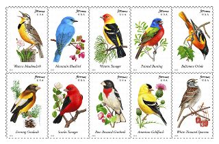 Stamp Announcement 14-23: Songbirds Stamp