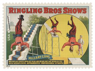 Stamp Announcement 14-27: Vintage Circus Posters Stamps