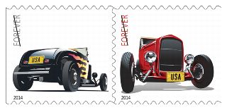 Stamp Announcement 14-30: Hot Rods Stamps