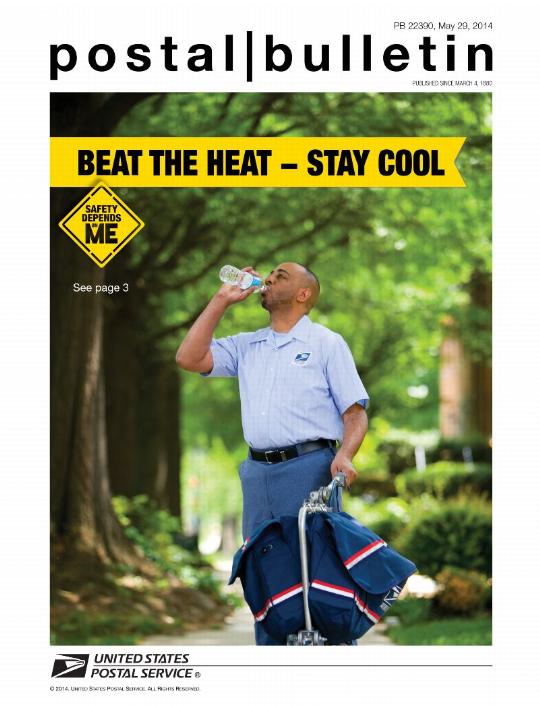 PB 22390, May 29, 2014, Front Cover, BEAT THE HEAT - STAY COOL see page 3