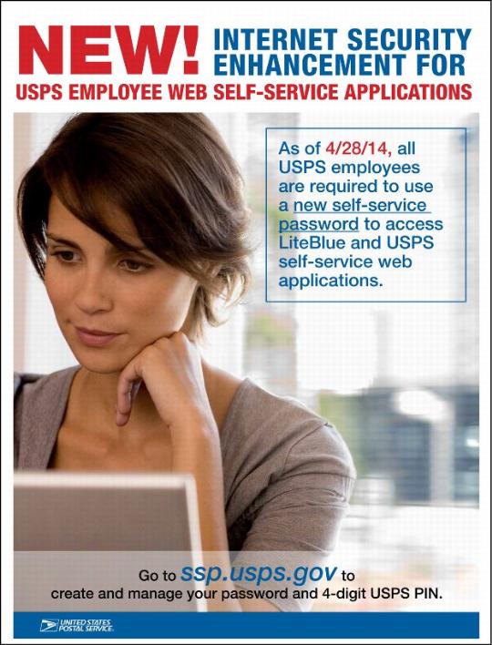 NEW! INTERNET SECURITY ENHANCEMENT FOR USPS EMPLOYEE WEB SELF-SERVICE APPLICATIONS