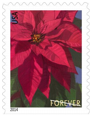 Stamp Announcement 14-37: Poinsettia Stamp