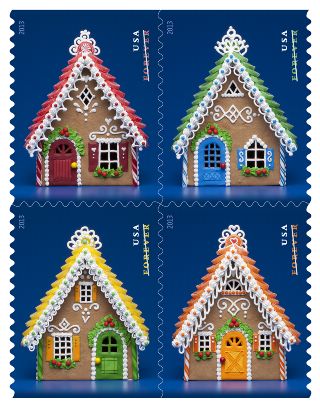 Gingerbread Houses Stamps