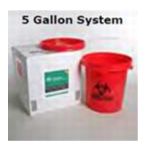 5 Gallon Soft Medical Waste container