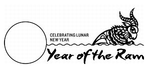 Stamp Announcement 15-5: Lunar New Year: Year of the Ram Postmark Art