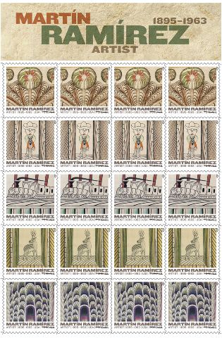 Stamp Announcement 15-12: Martin Ramirez Stamps