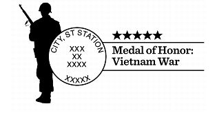 Medal of Honor: Vietnam War Stamp Pictorial Postmark Art - filled