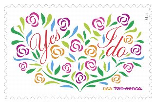 Stamp Announcement 15-25: Yes, I Do Stamp