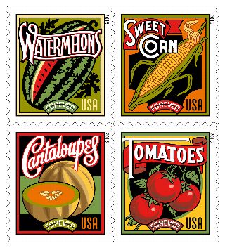 Stamp Announcement 15-30: Summer Harvest Stamps