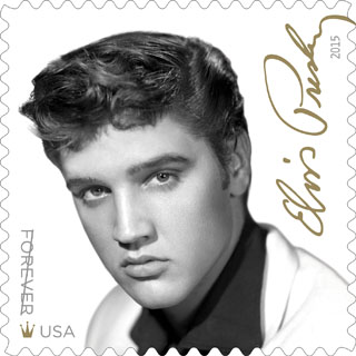 Stamp Announcement 15-33: Elvis Presley Stamp