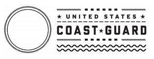 United States Coast Guard Stamp, Digital Color Postmark - blank