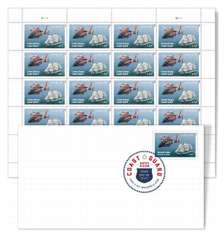 United States Coast Guard Stamp - Keepsake