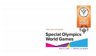 Special Olympics WORLD GAMES LOS ANGELES 2015 Stamp, Digital Color Postmark
