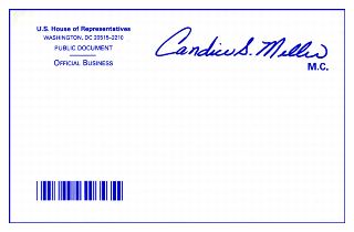 Sample - Franked Mail Label