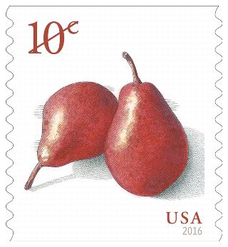Stamp Announcement 16-04: Pears Stamp