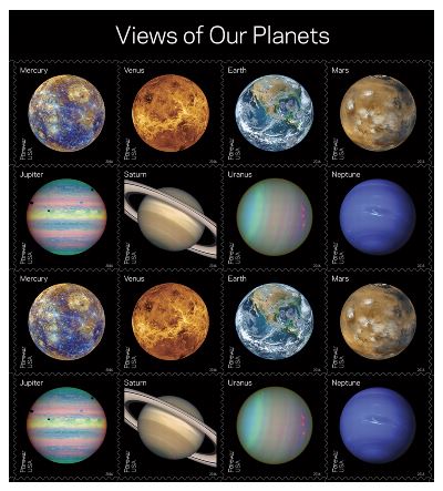 Stamp Announcement 16-17: Views of Our Planets Stamps